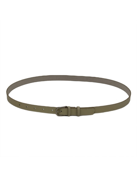 Curea Dama din Piele Naturala 1,8 cm crem