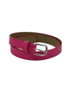 Curea Dama din Piele Naturala 1,8 cm fucsia