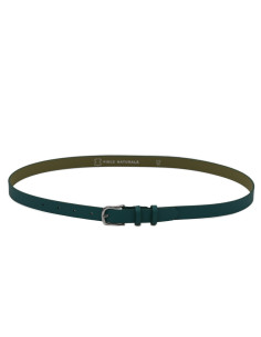 Curea Dama din Piele Naturala 1,8 cm turcoaz 2
