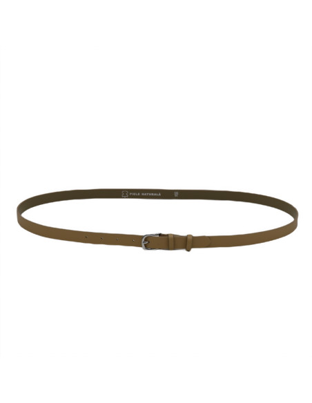 Curea Dama din Piele Naturala 1,8 cm taupe