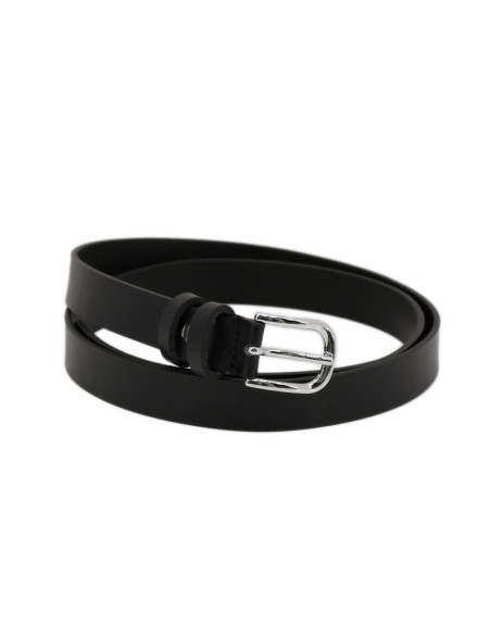 Curea Dama din Piele Naturala 1,8 cm negru