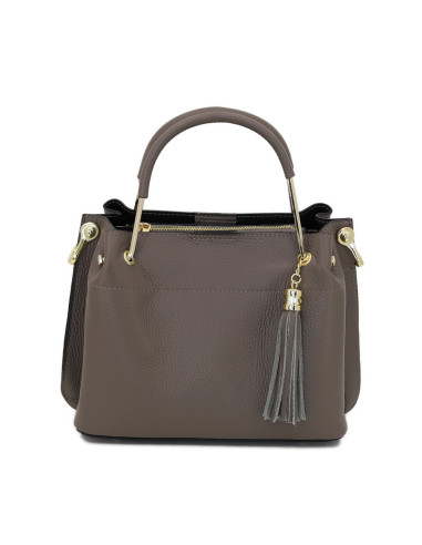 Geanta Piele Naturala Balyana Small taupe