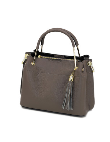 Geanta Piele Naturala Balyana Small taupe