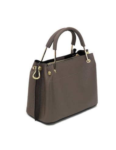 Geanta Piele Naturala Balyana Small taupe