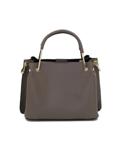 Geanta Piele Naturala Balyana Small taupe