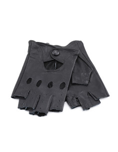 Manusi Piele Naturala de condus negre 2