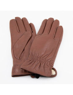 Manusi Dama Piele Naturala camel 2