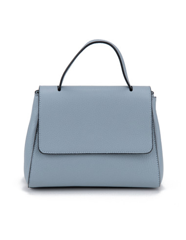 Geanta Piele Naturala Nelly baby blue