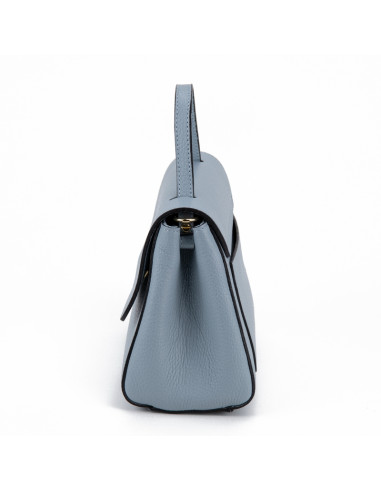 Geanta Piele Naturala Nelly baby blue