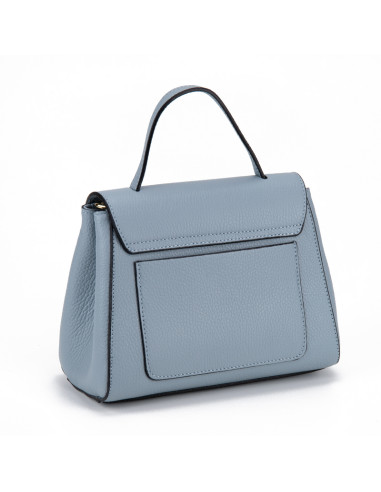 Geanta Piele Naturala Nelly baby blue