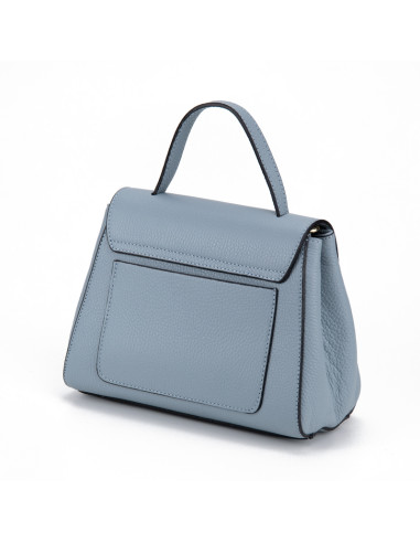 Geanta Piele Naturala Nelly baby blue