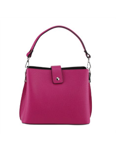 Geanta Piele Naturala Iglas fucsia 2