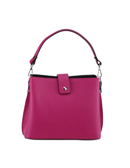 Geanta Piele Naturala Iglas fucsia
