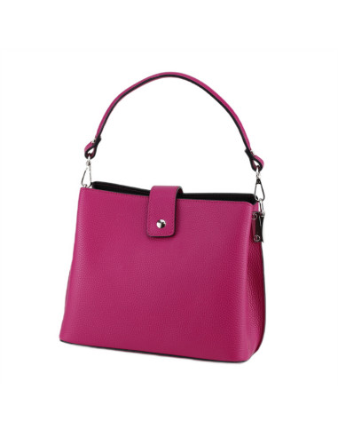 Geanta Piele Naturala Iglas fucsia