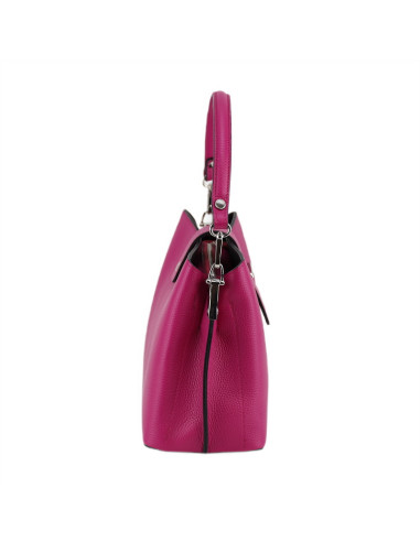 Geanta Piele Naturala Iglas fucsia