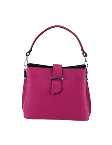 Geanta Piele Naturala Iglas fucsia