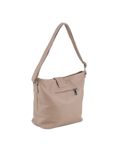 Geanta Piele Naturala Bilsi roz pudra