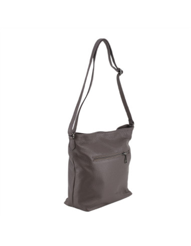 Geanta Piele Naturala Infri gri mineral