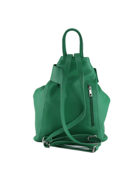 Rucsac Piele Naturala Ex BiG verde smarald