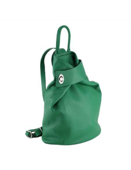 Rucsac Piele Naturala Ex BiG verde smarald
