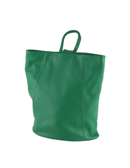 Rucsac Piele Naturala Ex BiG verde smarald