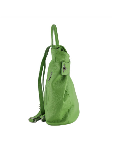 Rucsac Piele Naturala Ex BiG verde deschis