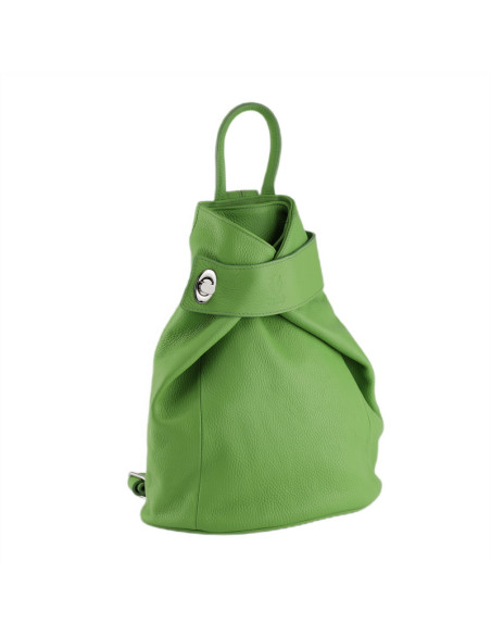 Rucsac Piele Naturala Ex BiG verde deschis
