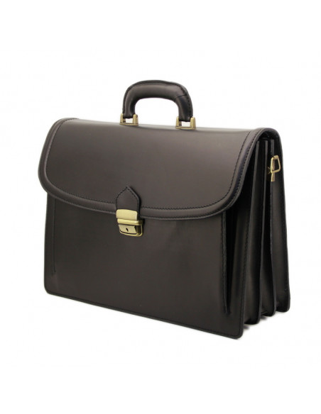 Servieta Piele Naturala Highclass Negru