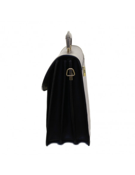 Servieta Piele Naturala Highclass Negru