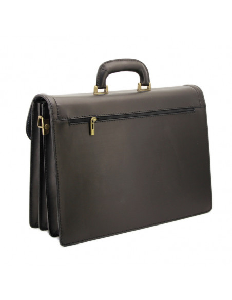 Servieta Piele Naturala Highclass Negru