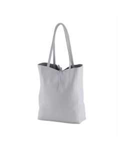 Geanta Piele Naturala Shopper Bag 2024 alb