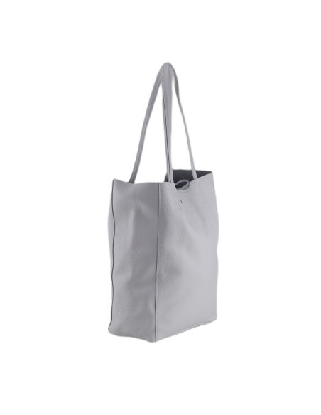 Geanta Piele Naturala Shopper Bag 2024 alb