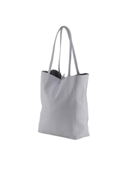 Geanta Piele Naturala Shopper Bag 2024 alb