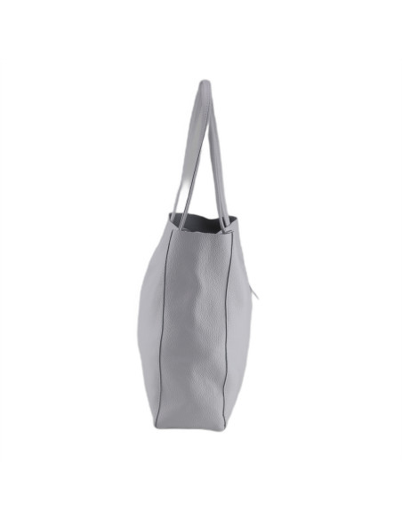 Geanta Piele Naturala Shopper Bag 2024 alb