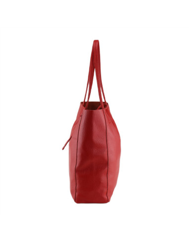 Geanta Piele Naturala Shopper Bag 2024 rosu