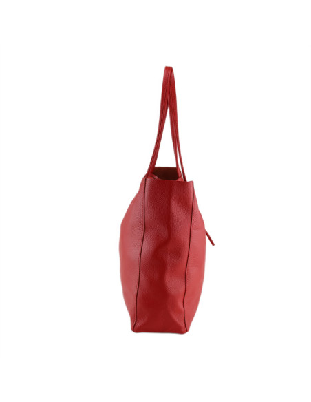 Geanta Piele Naturala Shopper Bag 2024 rosu