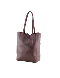 Geanta Piele Naturala Shopper Bag 2024 bordo