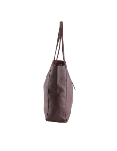 Geanta Piele Naturala Shopper Bag 2024 bordo