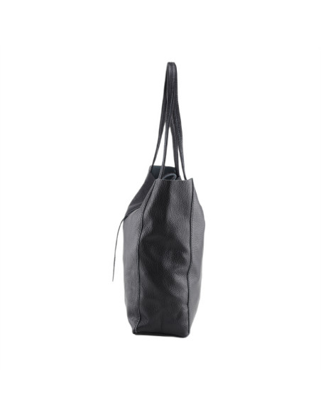 Geanta Piele Naturala Shopper Bag 2024 negru