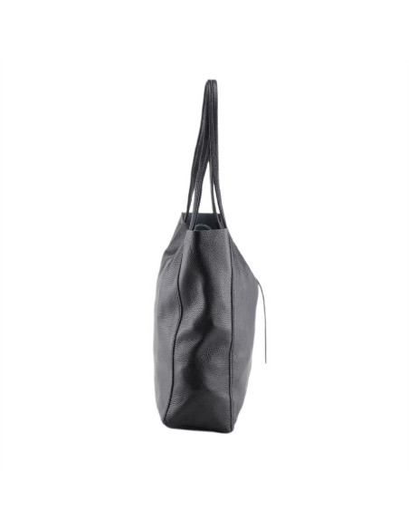 Geanta Piele Naturala Shopper Bag 2024 negru