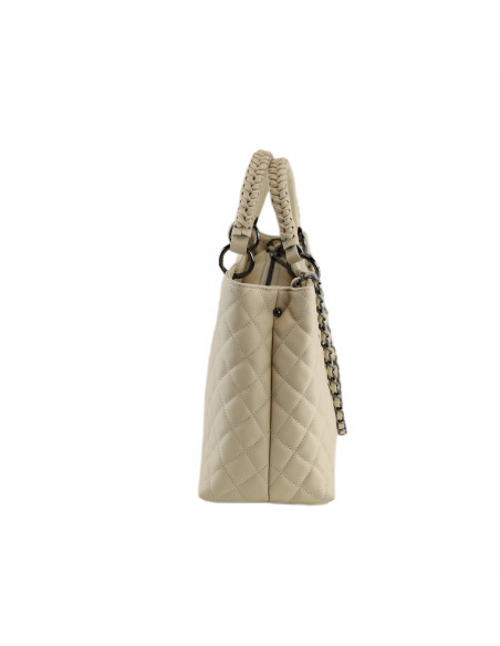 Geanta Piele Naturala Diamonds New 2024 crem