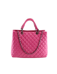 Geanta Piele Naturala Diamonds New 2024 fucsia 2