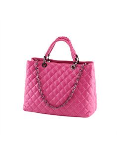 Geanta Piele Naturala Diamonds New 2024 fucsia