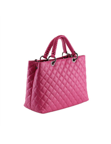 Geanta Piele Naturala Diamonds New 2024 fucsia