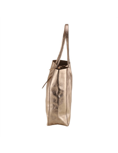 Geanta Piele Naturala Shopper Bag 2024 bronz
