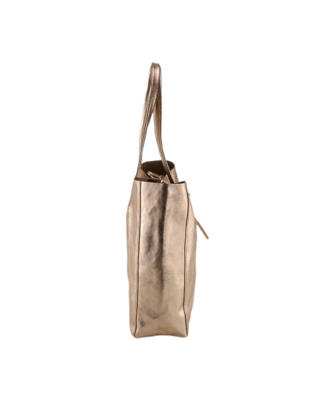 Geanta Piele Naturala Shopper Bag 2024 bronz