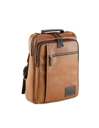 Rucsac Piele Naturala Tan-Tan camel