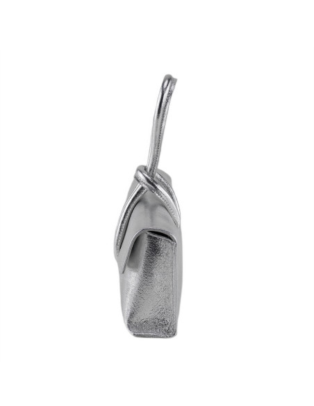 Plic Piele Naturala Firefly argintiu