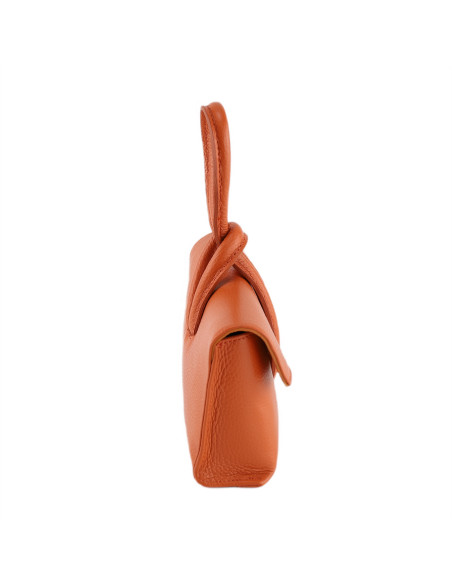 Plic Piele Naturala Firefly portocaliu