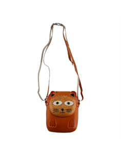 Port Chei Mare Piele Naturala CAT camel